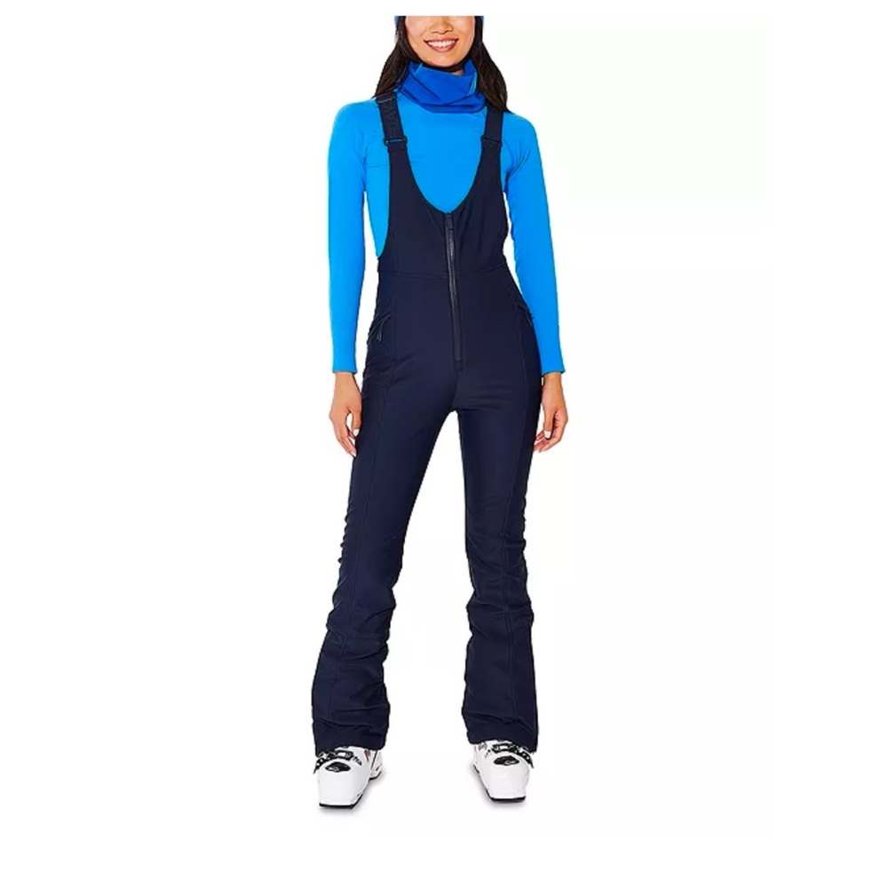 Halfdays Isabel Soft Shell Bib Pant in Navy